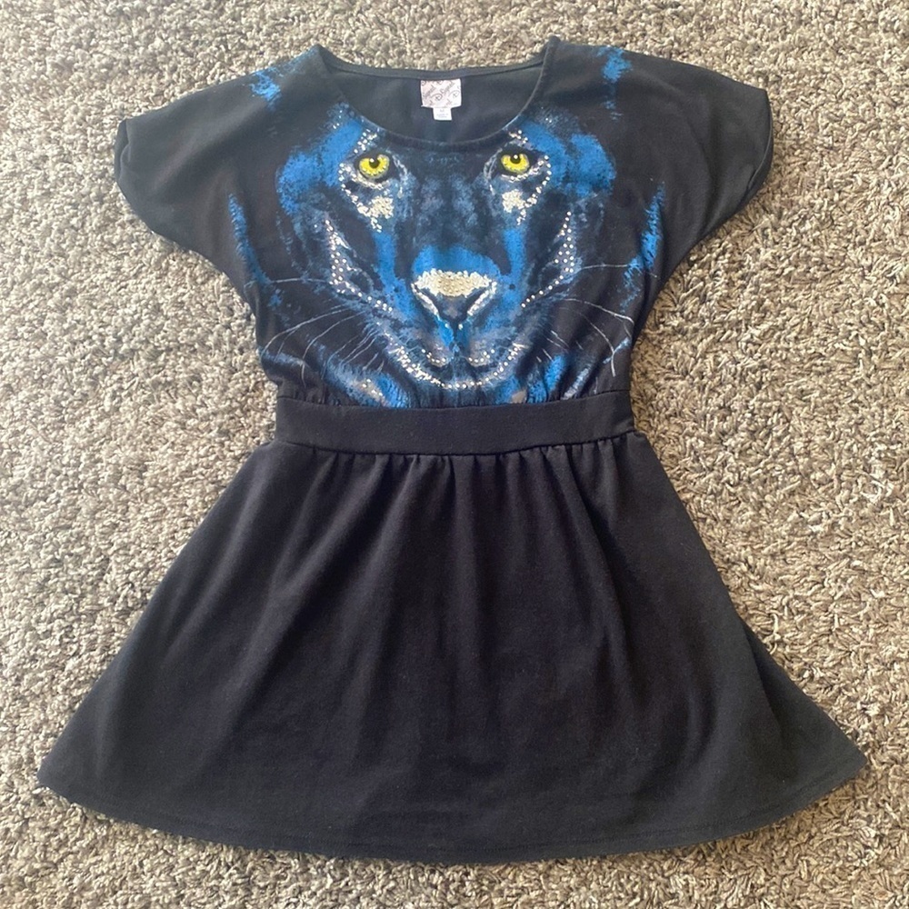 Disney Black Panther Little Girls Dress Size Medium